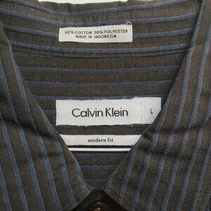 Calvin Klein Modern Fit Men's Long Sleeve Shirt - Size L